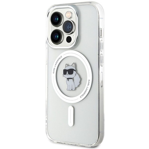 Kryt Karl Lagerfeld KLHMP13XHFCCNOT Apple iPhone 13 Pro Max hardcase IML Choupette MagSafe transparent