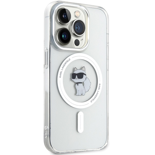 Kryt Karl Lagerfeld KLHMP13XHFCCNOT Apple iPhone 13 Pro Max hardcase IML Choupette MagSafe transparent