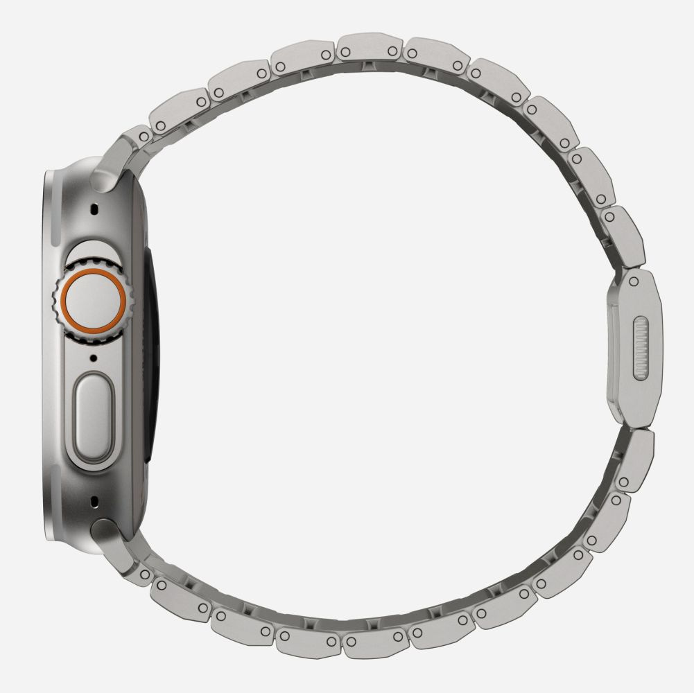 Kryt Belt Tech-Protect SteelBand Apple Watch 4/5/6/7/8/9/SE/Ultra 1/2 42/44/45/49mm titanium