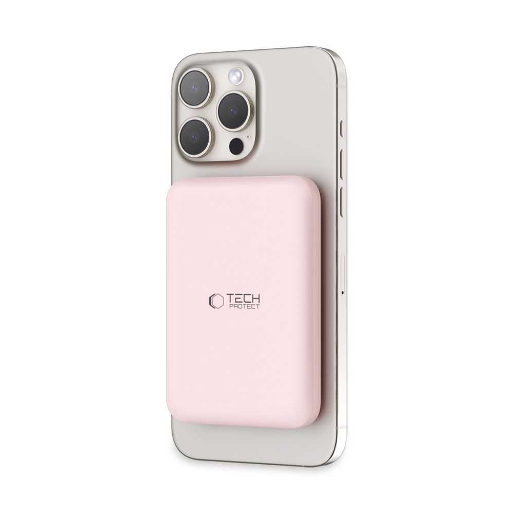 Tech-Protect PB10 LifeMag MagSafe powerbank 5000mAh Pink