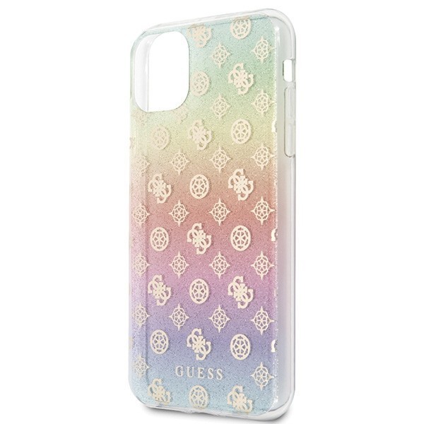 Kryt Guess GUHCN65PEOML iPhone 11 Pro Max multicolor hard case Iridescent 4G Peony