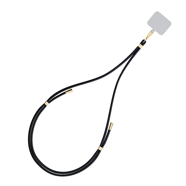 Šňůrka 3MK EasyClip Black gold phone lanyard
