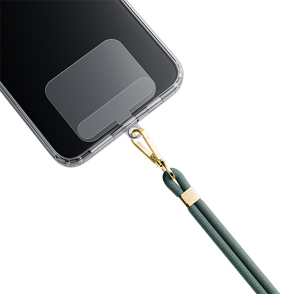 Šňůrka 3MK EasyClip Dark Green gold phone lanyard