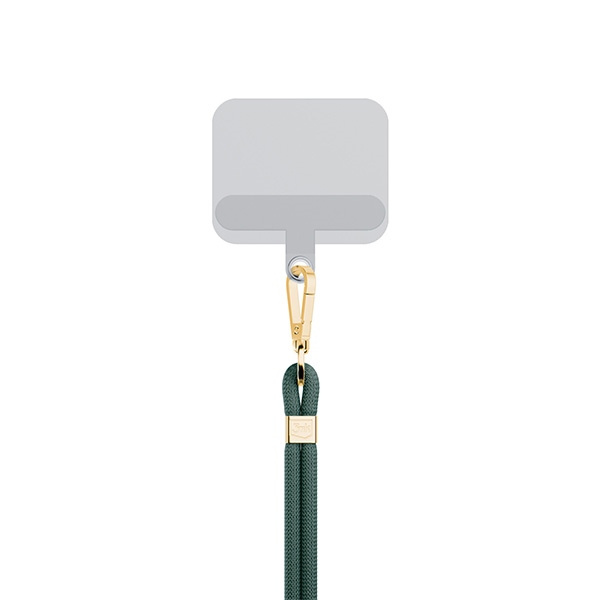 Šňůrka 3MK EasyClip Dark Green gold phone lanyard