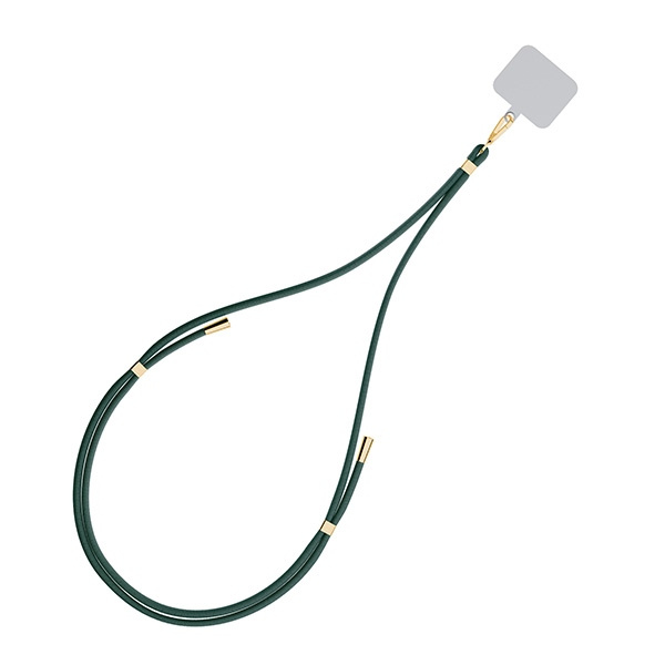 Šňůrka 3MK EasyClip Dark Green gold phone lanyard