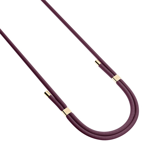 Šňůrka 3MK EasyClip Elite Mulberry gold phone lanyard