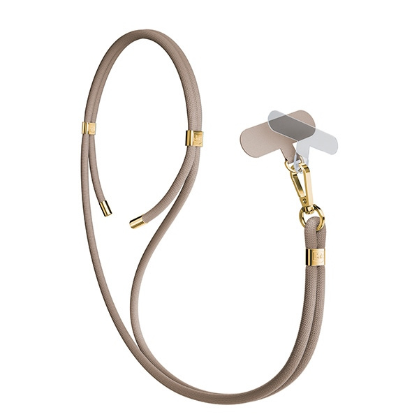 Šňůrka 3MK EasyClip Elite Taupe gold phone lanyard