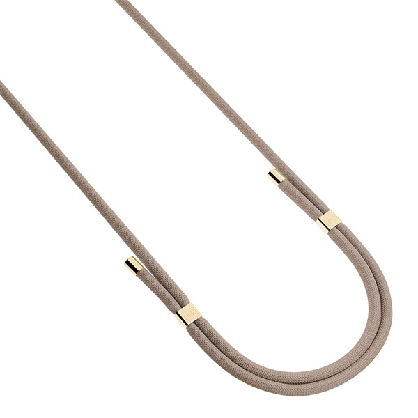 Šňůrka 3MK EasyClip Elite Taupe gold phone lanyard