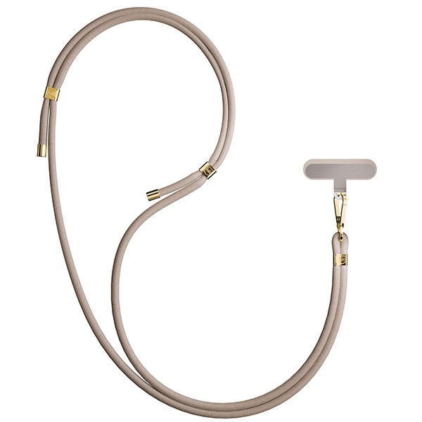 Šňůrka 3MK EasyClip Elite Taupe gold phone lanyard