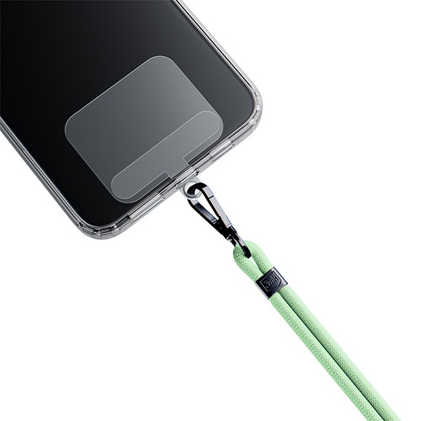 Šňůrka 3MK EasyClip Green black phone lanyard