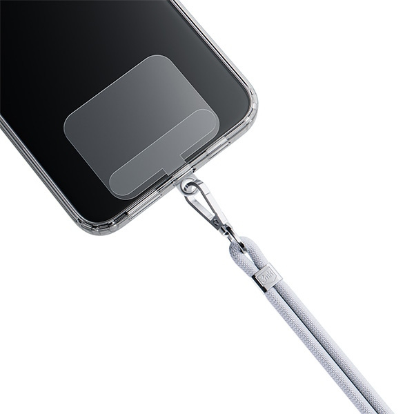 Šňůrka 3MK EasyClip Grey silver phone lanyard
