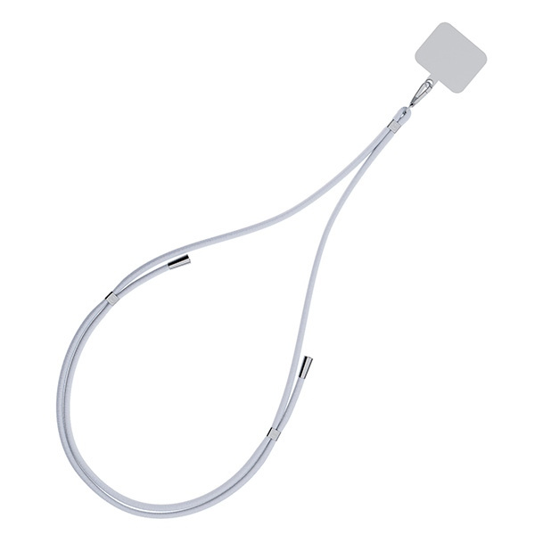 Šňůrka 3MK EasyClip Grey silver phone lanyard