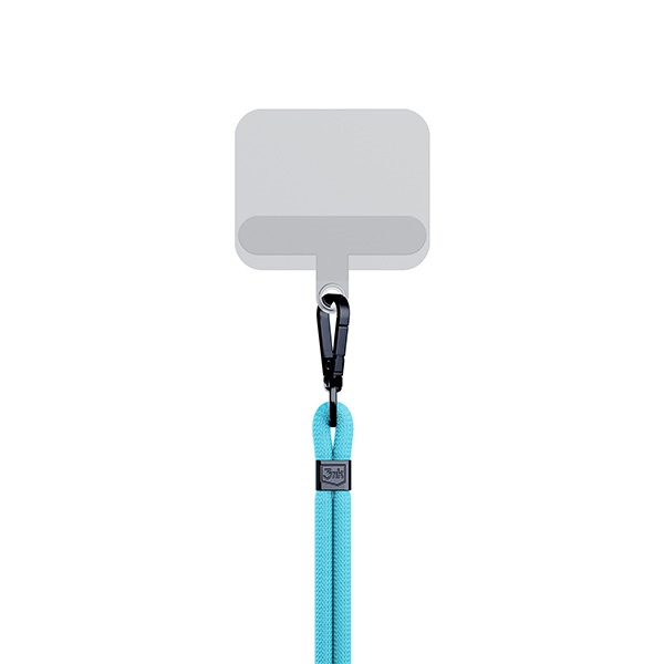 Šňůrka 3MK EasyClip Light Blue black phone lanyard