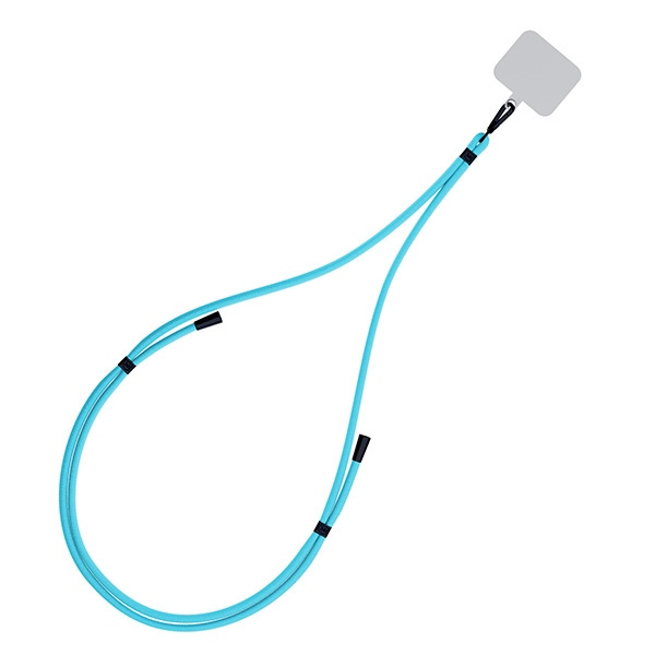 Šňůrka 3MK EasyClip Light Blue black phone lanyard