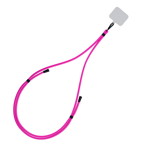 Šňůrka 3MK EasyClip Pink black phone lanyard