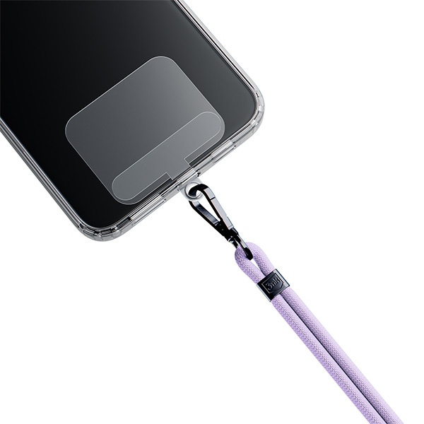 Šňůrka 3MK EasyClip Purple black phone lanyard