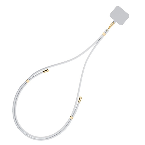 Šňůrka 3MK EasyClip White gold phone lanyard