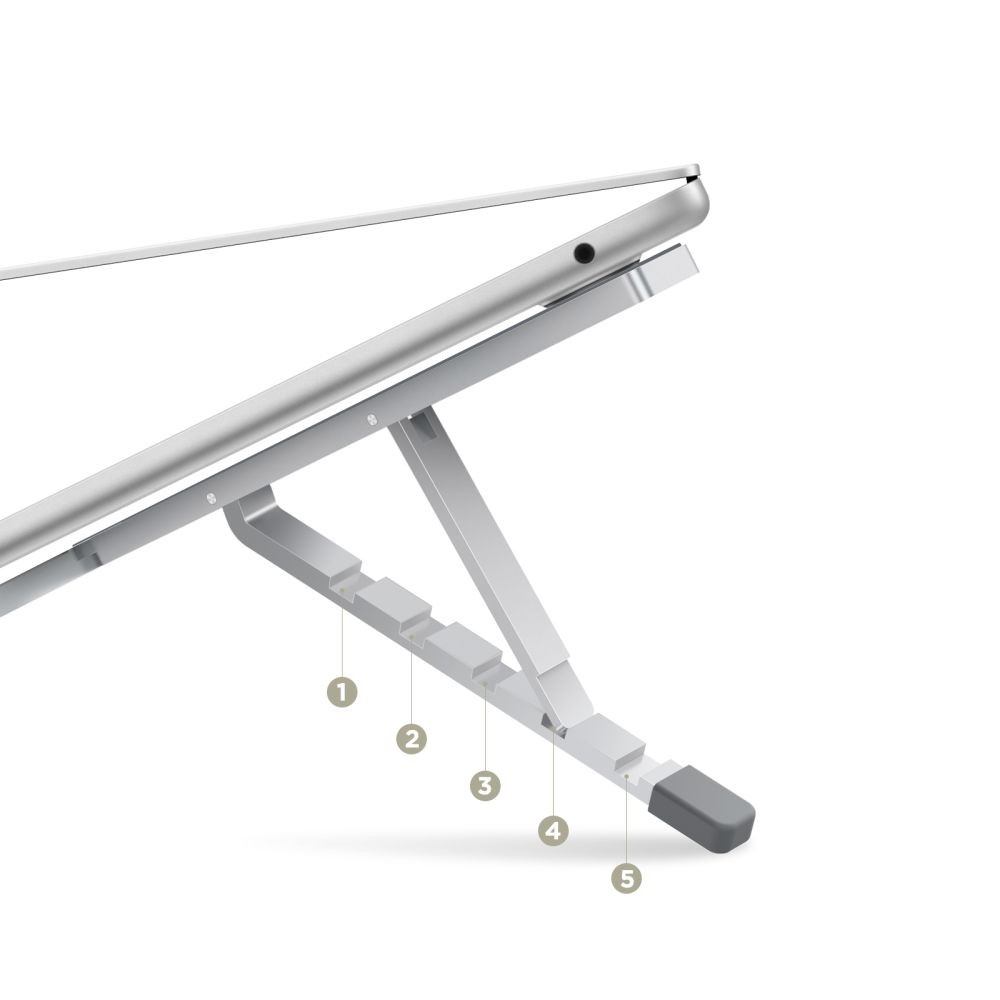 Kryt Tech-Protect ULS300 Universal Laptop Stand Silver