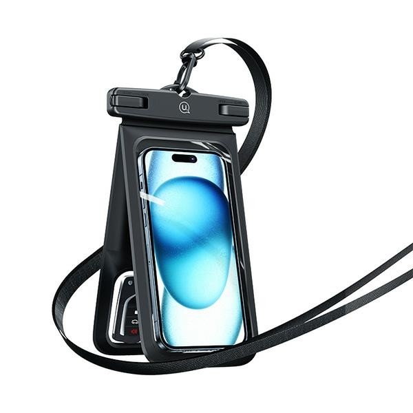 Voděodolné pouzdro DubbleCase 6.7" USAMS IP68, růžové