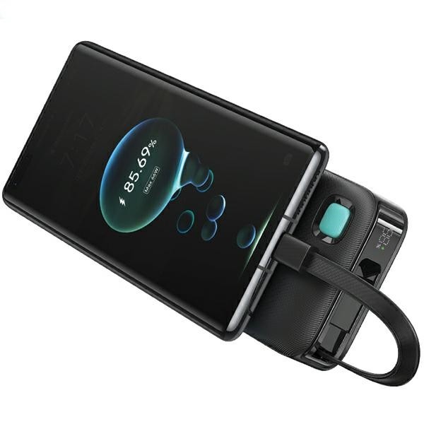 USAMS 10000mAh powerbank PD 20W Fast Charge XY Series + USB-C cable white
