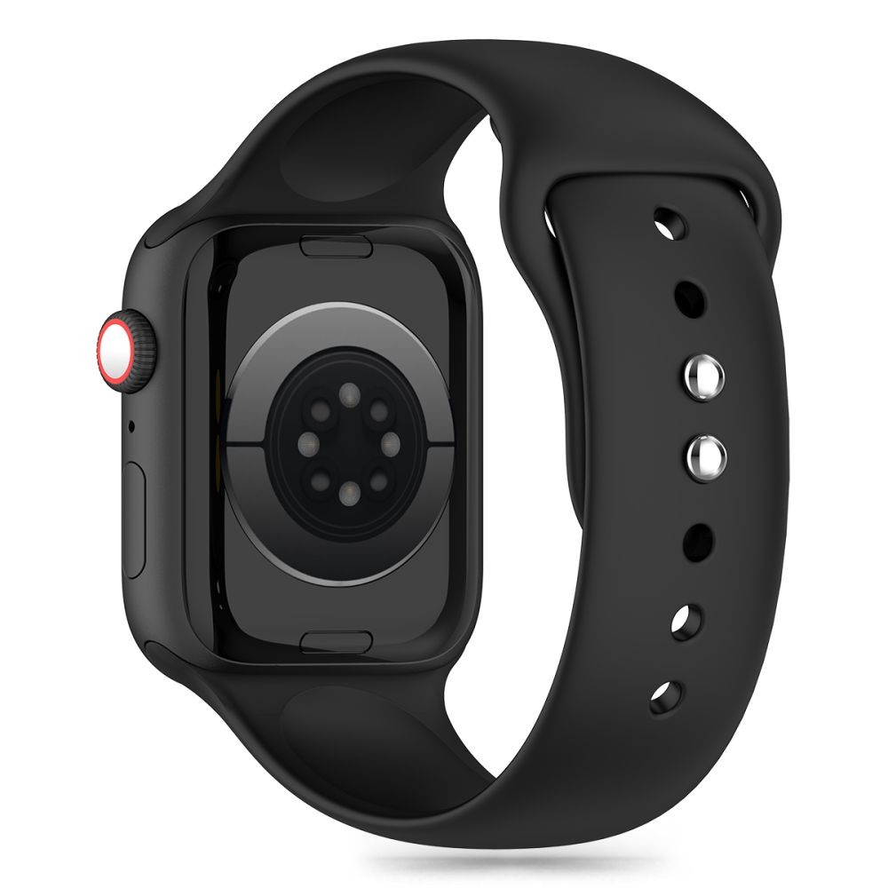 Kryt Belt Tech-Protect Silicone Apple Watch 4/5/6/7/8/9/SE / Ultra 1/2 42/44/45/49mm Black
