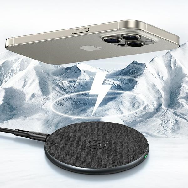 Bezdrátová nabíječka USAMS US-CD223 15W wireless charger black