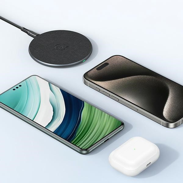 Bezdrátová nabíječka USAMS US-CD223 15W wireless charger black