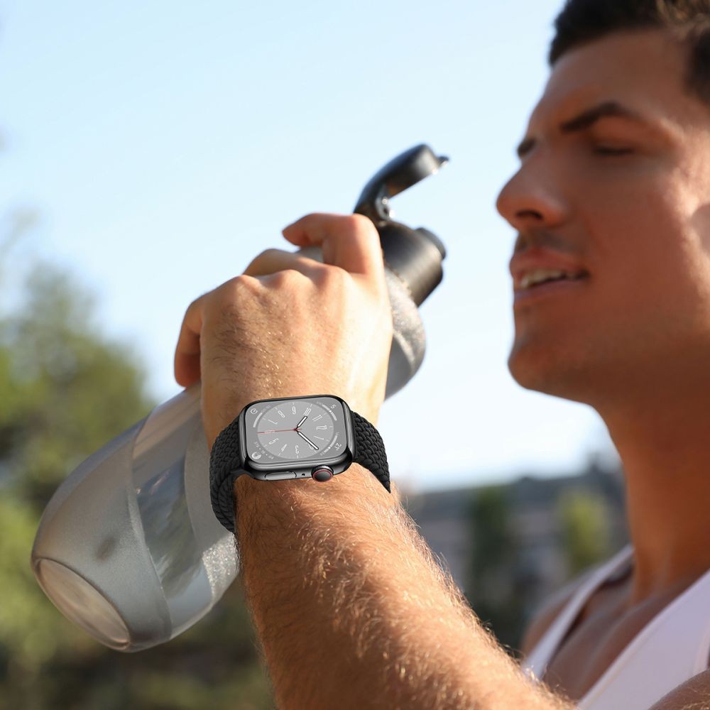 Kryt Belt Tech-Protect Nylonmag Apple Watch 4/5/6/7/8/9/SE/Ultra 1/2 42/44/45/49mm Olive Grey
