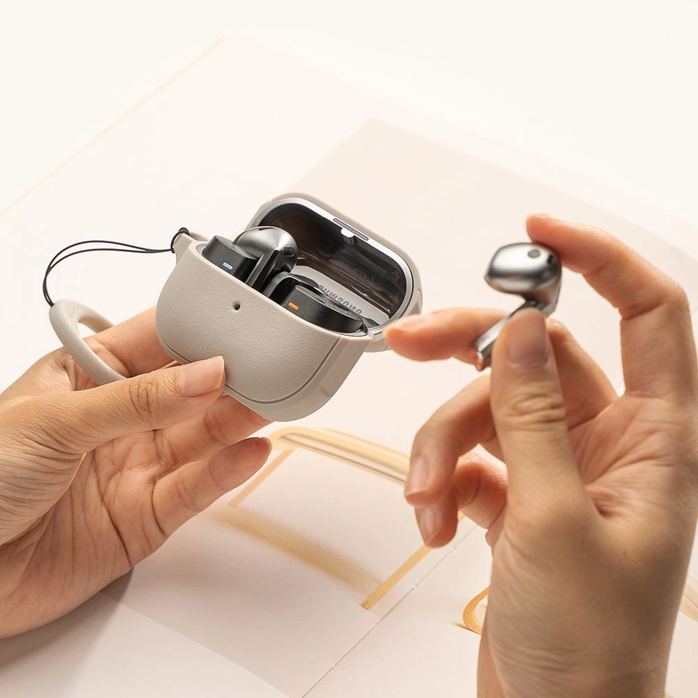 Kryt Ringke Onyx Magnetic MagSafe Samsung Galaxy Buds 3 / 3 Pro Warm Grey