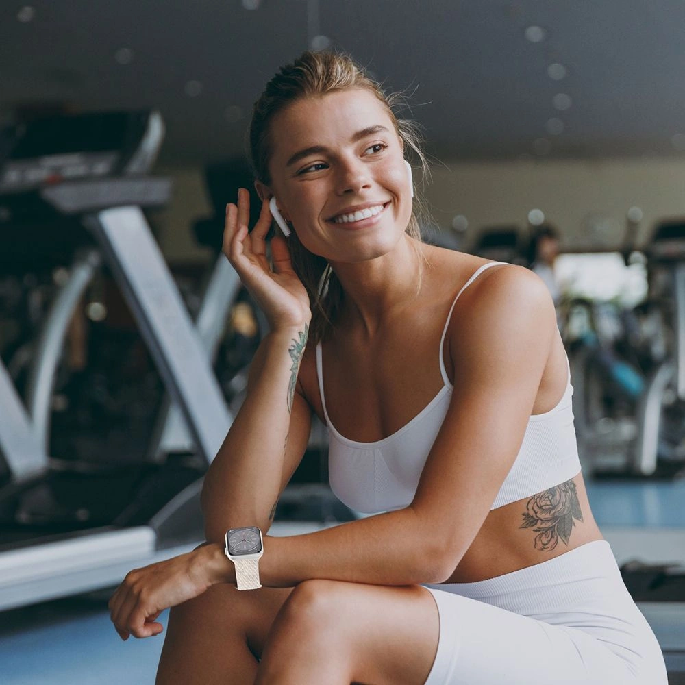 Kryt Tech-protect Nylonmag Strap Apple Watch 4/5/6/7/8/9/SE/10 38/40/41/42mm Dusty Rose