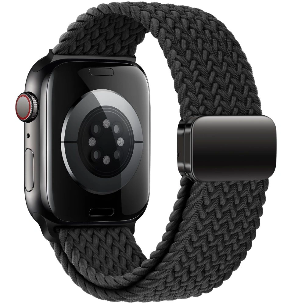 Kryt Tech-protect Nylonmag Strap Apple Watch 4/5/6/7/8/9/SE/10 38/40/41/42mm Black