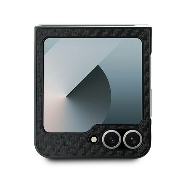Kryt BMW BMHCZF622NBCK Samsung Galaxy Z Flip 6 / 7 FE hardcase Carbon Blue Line black/black