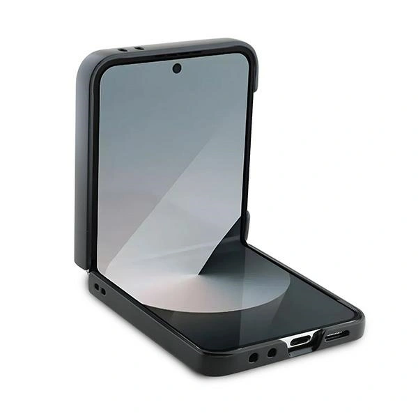 Kryt Guess GUHCZF64GMGBR Samsung Galaxy Z Flip 6 / 7 FE Leather 4G Metal Logo brown/brown