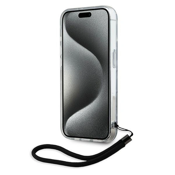 Kryt Karl Lagerfeld KLHCP15XHZBPKCCU Apple iPhone 15 Pro Max Zebra With Cord purple/purple