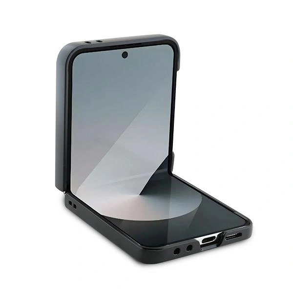 Kryt Karl Lagerfeld KLHCZF6SAPKCNPK Samsung Galaxy Z Flip 6 / 7 FE Saffiano Metal Pin black/black