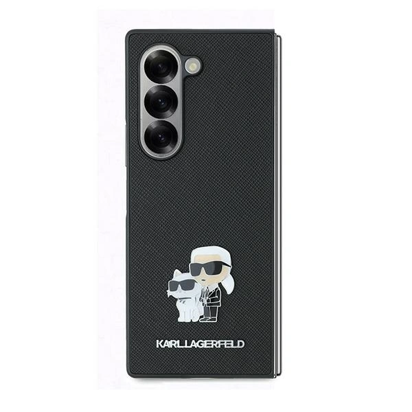 Kryt Karl Lagerfeld KLHCZFD6SAPKCNPK Samsung Galaxy Z Fold6 Saffiano Metal Pin black