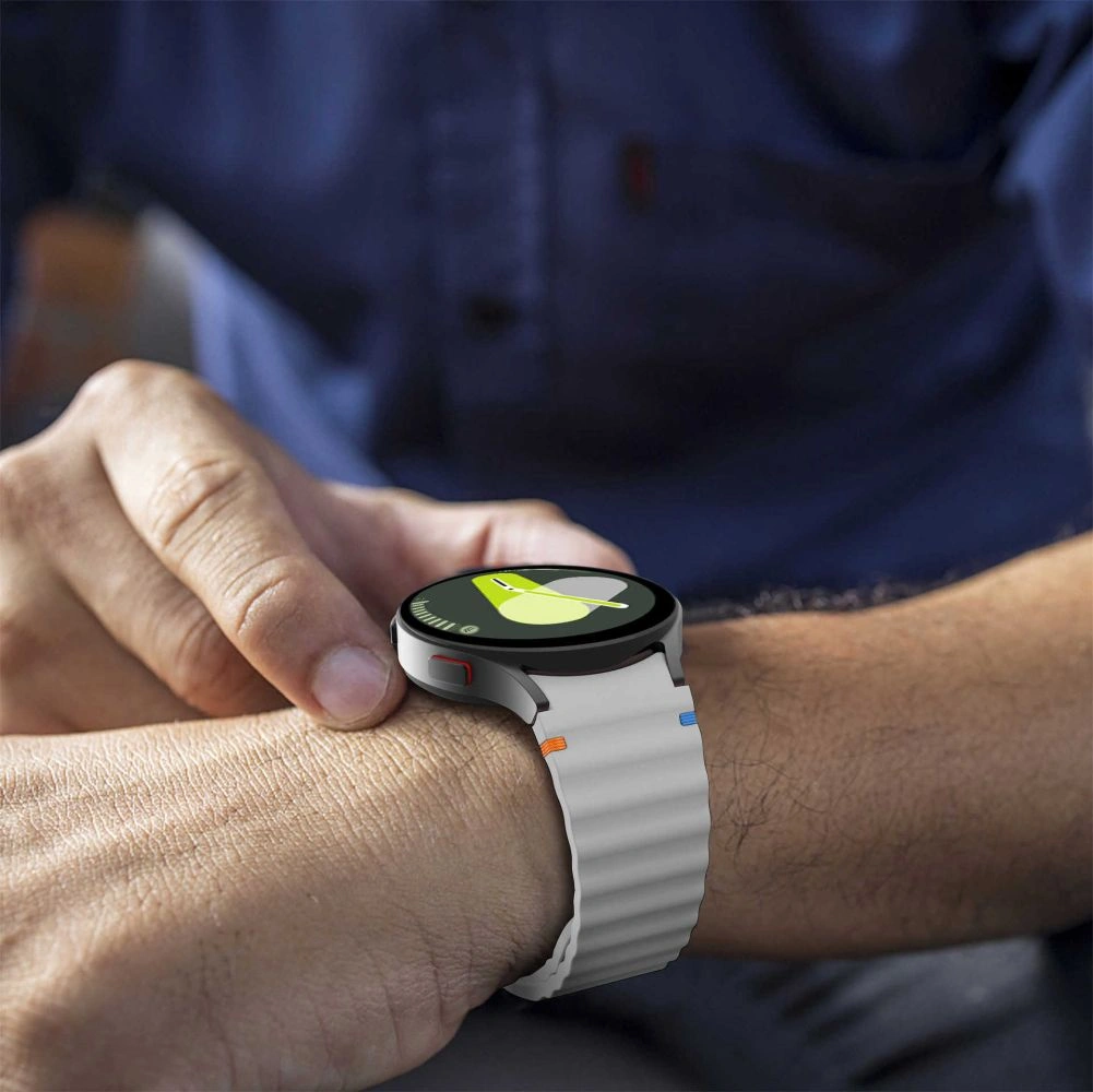 Kryt Tech-Protect Silicone Sport Samsung Galaxy Watch 4/5/5 Pro/6/7/FE Starlight strap