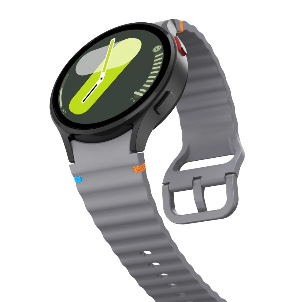 Kryt Tech-Protect Silicone Sport Samsung Galaxy Watch 4/5/5 Pro/6/7/FE Crayon Grey