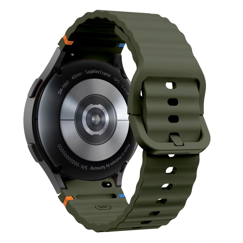 Kryt Tech-Protect Silicone Sport Strap Samsung Galaxy Watch 4/5/5 Pro/6/7/FE Army Green