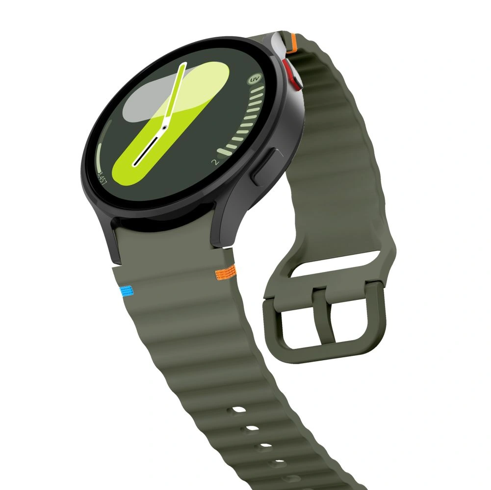 Kryt Tech-Protect Silicone Sport Strap Samsung Galaxy Watch 4/5/5 Pro/6/7/FE Army Green