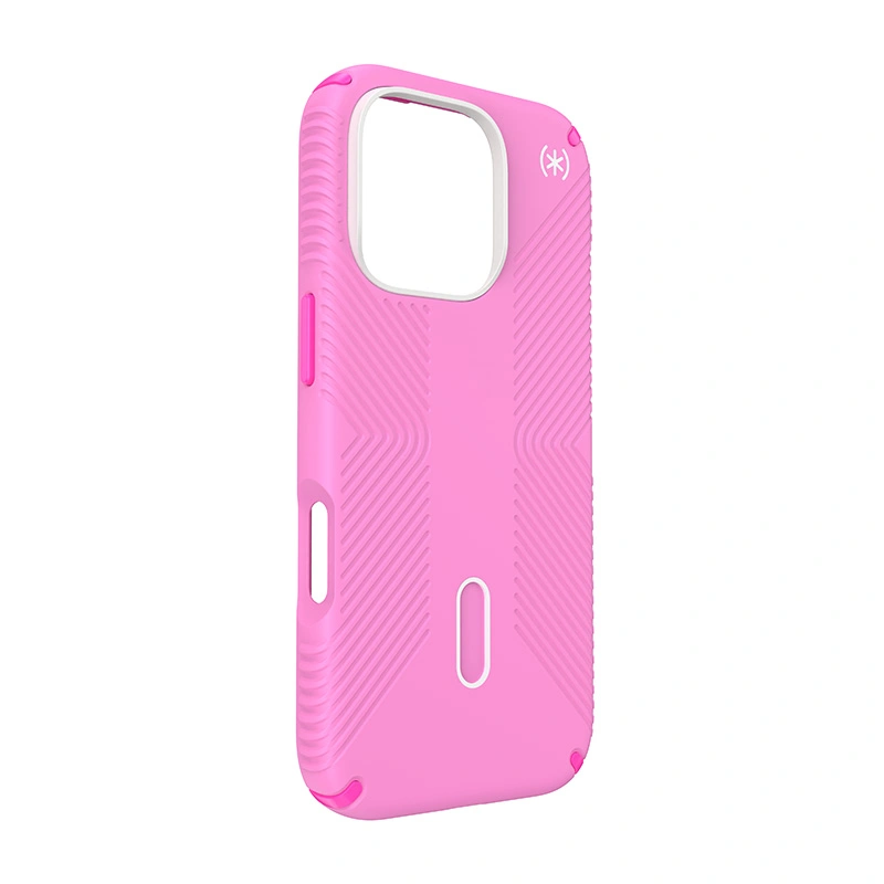 Kryt Speck Presidio2 Grip ClickLock & MagSafe Apple iPhone 16 Pro (True Pink / Shocking Pink / White)