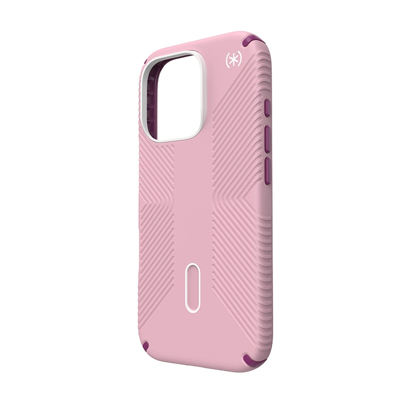Kryt Speck Presidio2 Grip ClickLock & MagSafe Apple iPhone 16 Pro (Wednesday Pink / Boysenberry Purple / White)