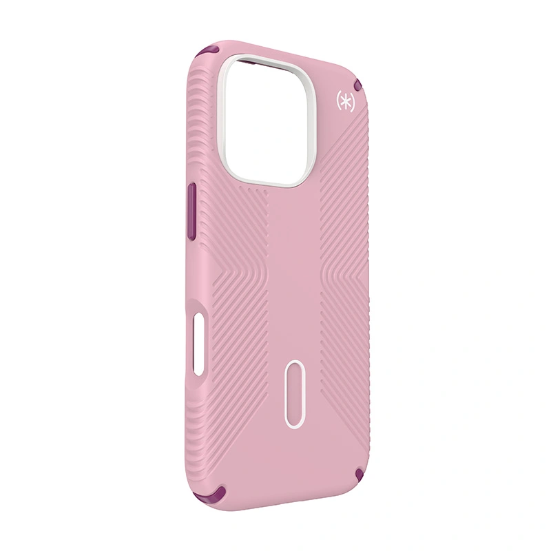 Kryt Speck Presidio2 Grip ClickLock & MagSafe Apple iPhone 16 Pro (Wednesday Pink / Boysenberry Purple / White)
