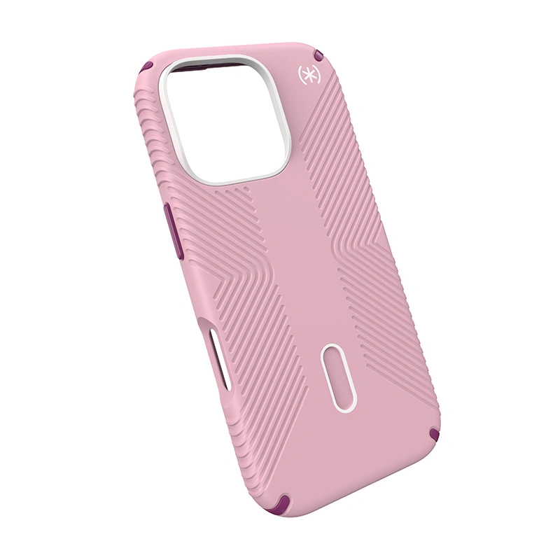 Kryt Speck Presidio2 Grip ClickLock & MagSafe Apple iPhone 16 Pro (Wednesday Pink / Boysenberry Purple / White)