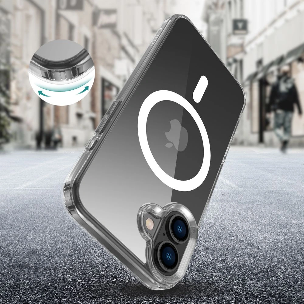 Kryt Tech-protect Flexair Hybrid MagSafe Apple iPhone 16 Plus Clear Case