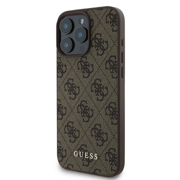 Kryt Guess GUHCP16LG4GFBR Apple iPhone 16 Pro hardcase 4G Classic brown
