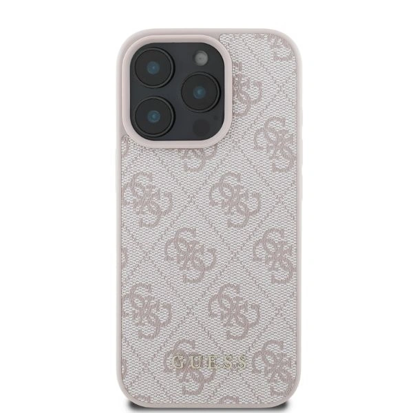 Kryt Guess GUHCP16LG4GFPI Apple iPhone 16 Pro hardcase 4G Classic pink