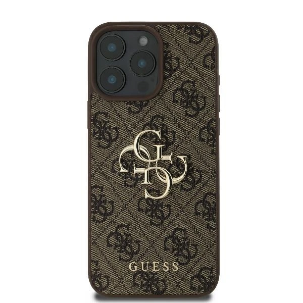 Kryt Guess GUHCP16X4GMGBR Apple iPhone 16 Pro Max hardcase 4G Big Logo brown