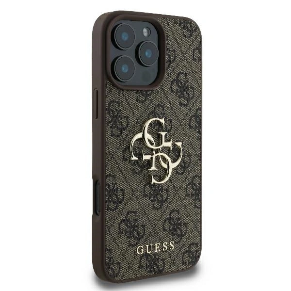 Kryt Guess GUHCP16X4GMGBR Apple iPhone 16 Pro Max hardcase 4G Big Logo brown