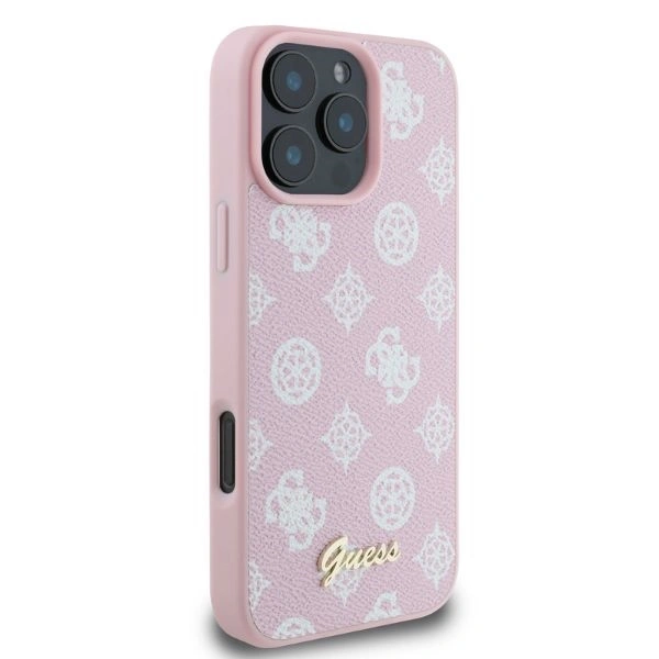 Kryt Guess GUHMP16XPGPYSP Apple iPhone 16 Pro Max hardcase Peony Script MagSafe pink